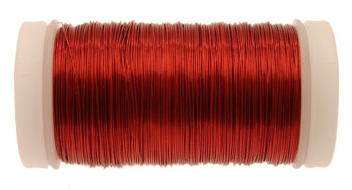 Red Metallic Reel Wire