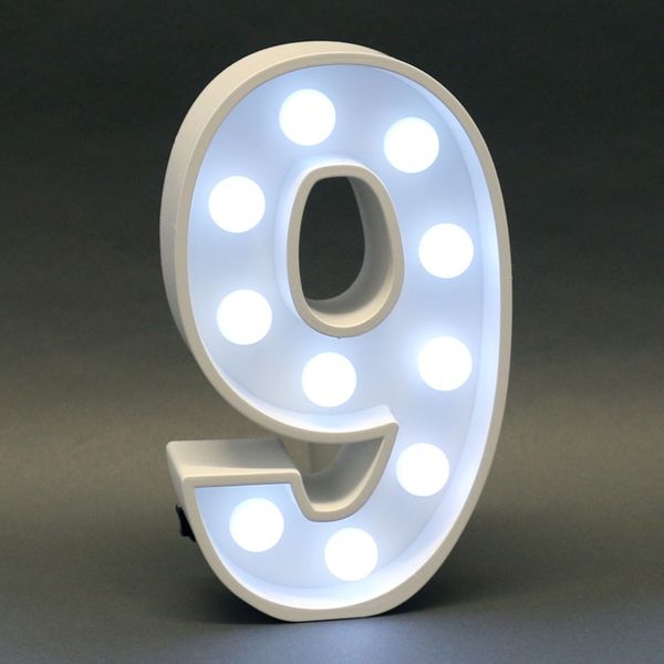 Light Up 9 Sign