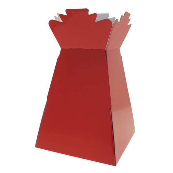 Red Living Vase