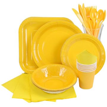 Yellow Partyware