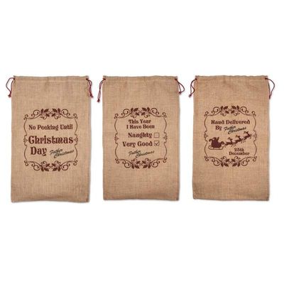 Hessian Santa Sacks