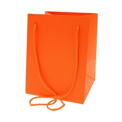 Orange Hand Tied Bag