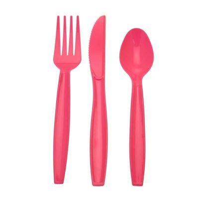 Hot Pink Cutlery