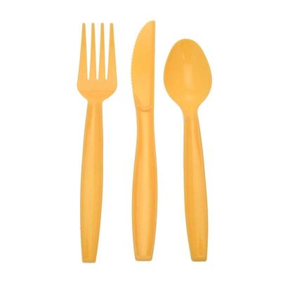 Yellow Cutlery