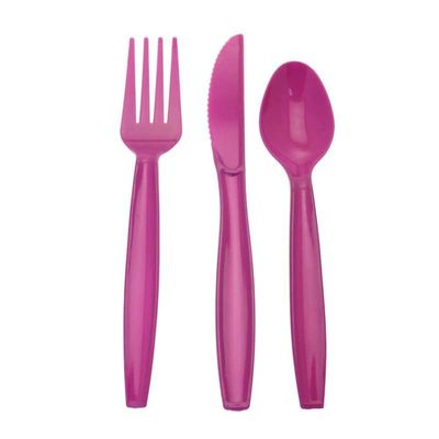 Purple Cutlery