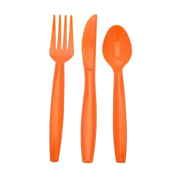 Orange Cutlery