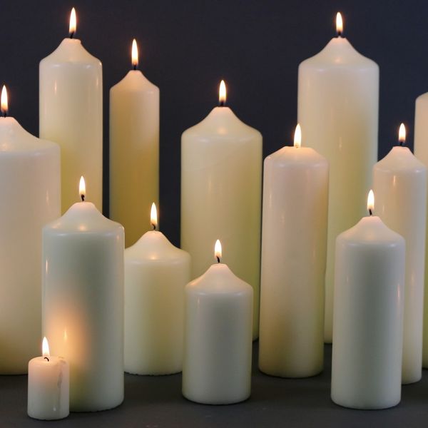 170 hour Burn Time Church Pillar Candle