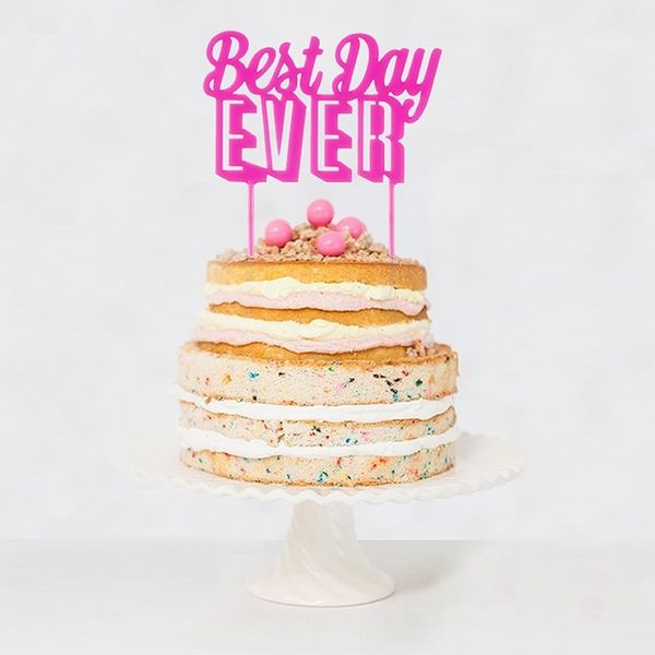 Best Day Ever Cake Topper