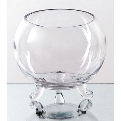 Footed Fish Bowl Vase (17cm)
