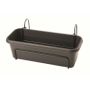 Stewart 40cm Balcony Trough Set - Black