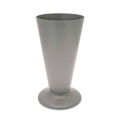 Silver Plastic Vase