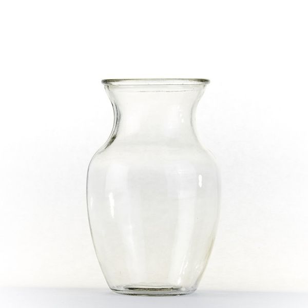 Clear Glass Hand Tied Vase