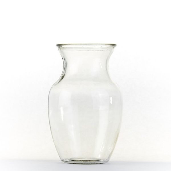 Clear Glass Hand Tied Vase