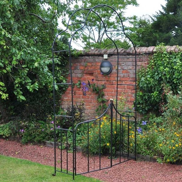 Kingfisher Garden Arch (With Gates)
