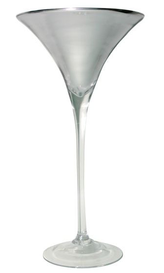 Silver Martini Vase