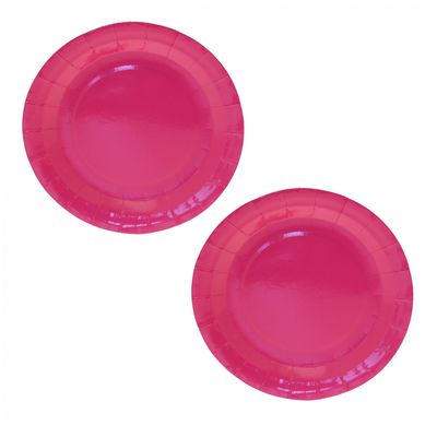 Hot Pink Canape Plates