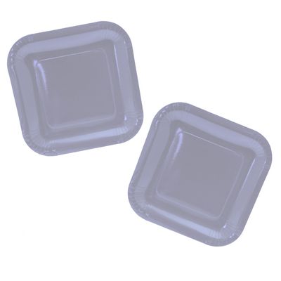 Cornflower Square Paper Plates