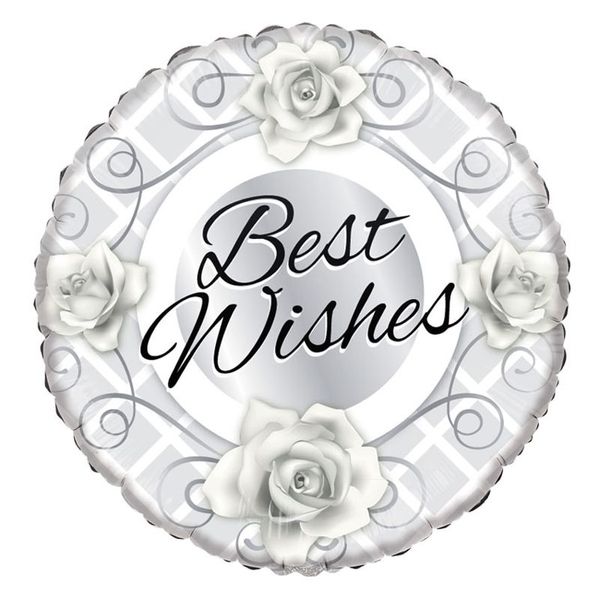 Silver Rose Best Wishes