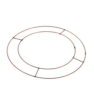 2 Pack Metal Wire Wreath Frame, 16 Inch Round Wire Wreath Making