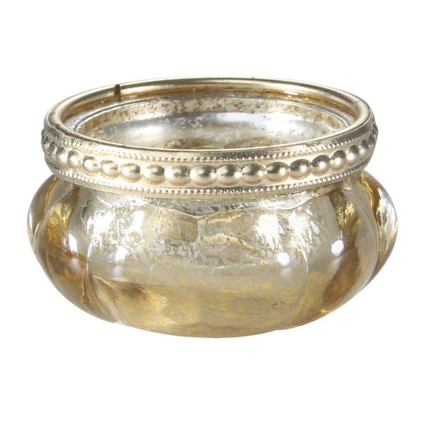 Gold Bubble Tealight Holder