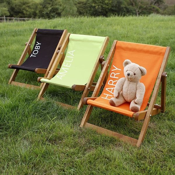 Personalised Plain Colour Deckchair