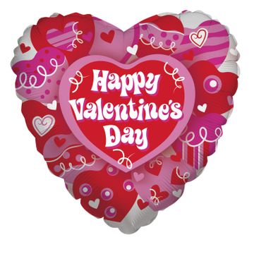 Happy Valentines Day Heart Balloon