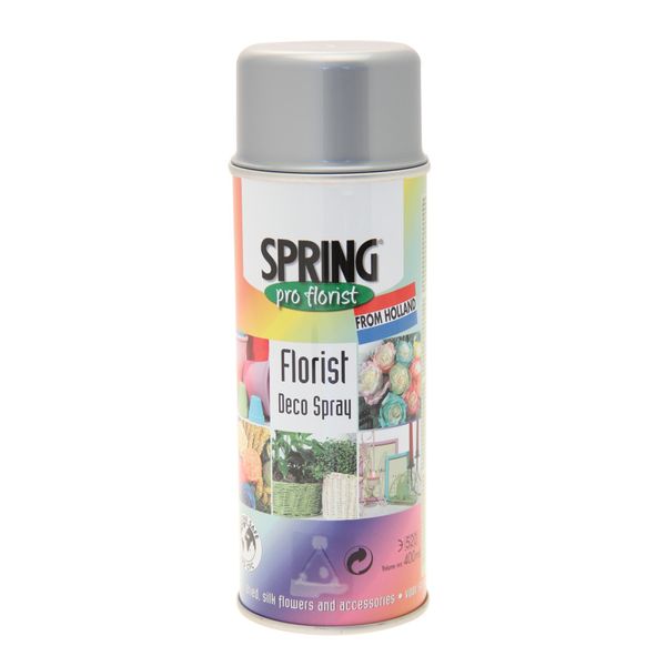 Brite Silver EuroAerosols Spray Paint Easy Florist Supplies