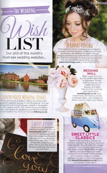 Wedding Ideas Issue 163 Page 119 Wish List