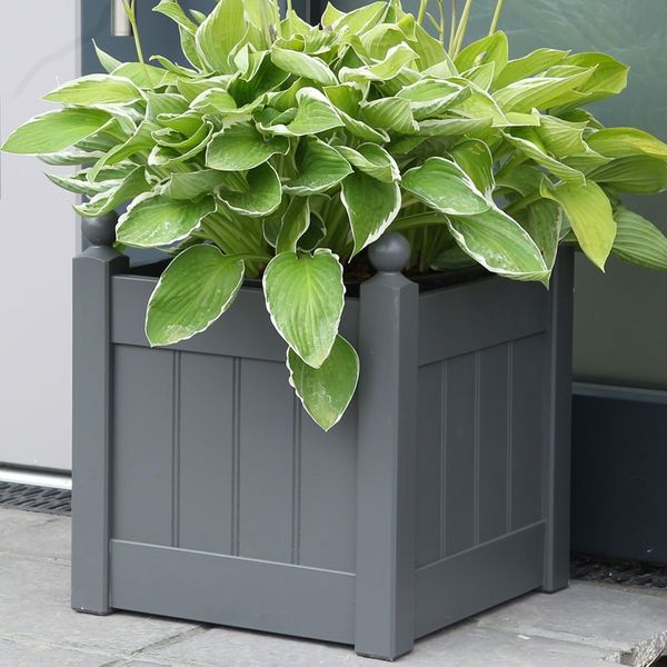 AFK Large Classic Painted Planter Charcoal British Made FSC Easy