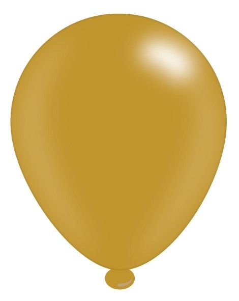 Gold Latex Balloon