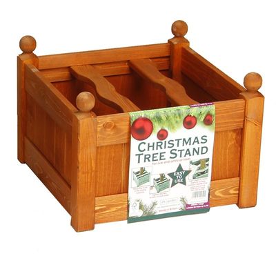 AFK Large Stained Christmas Stand - Teak