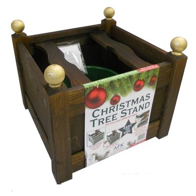 AFK Christmas Tree Planter - Chestnut
