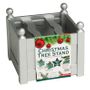 AFK Painted Christmas Tree Planter - Silver