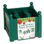 AFK Painted Christmas Tree Planter - Green