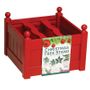AFK Large Painted Christmas Tree Planter - Red