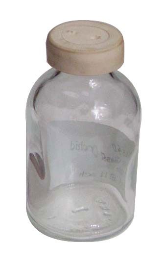 Glass Orchid Bottle