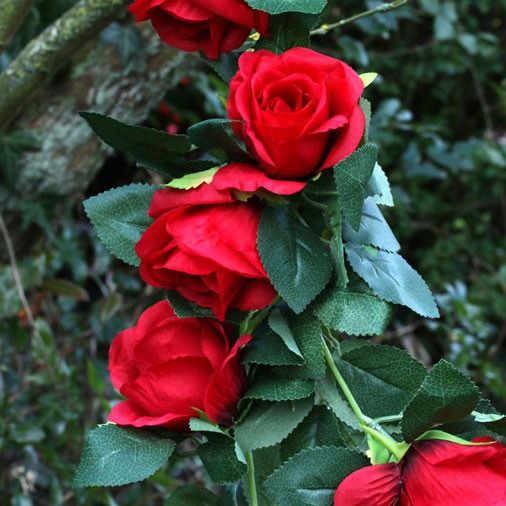 Buy silk clearance roses