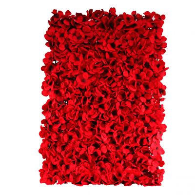 Red flower wall