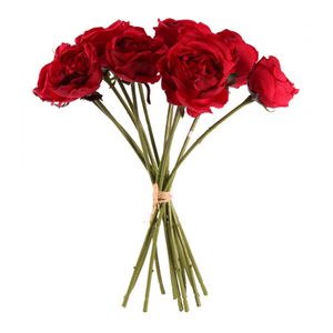 Red Tea Rose Bunch