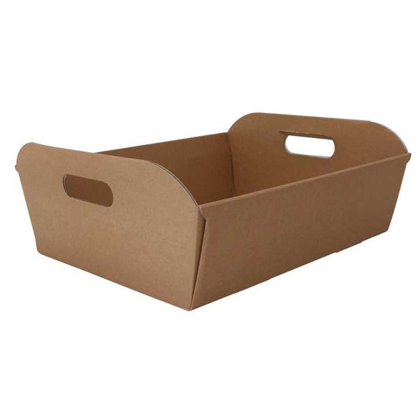 Natural Kraft Hamper Box Medium 38.5cm