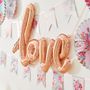 Truly Romantic Rose Gold Love Balloon