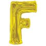 34" Letter Balloon - F - Gold