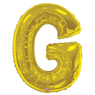 34" Letter Balloon - G - Gold