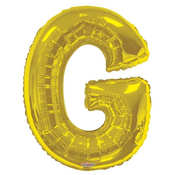 34" Letter Balloon - G - Gold