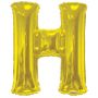 34" Letter Balloon - H - Gold