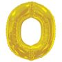 34" Letter Balloon - O - Gold