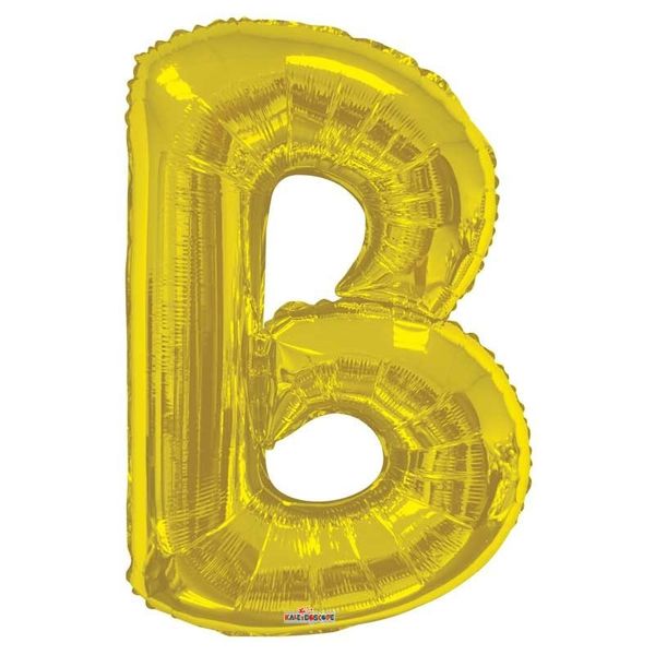 34" Letter Balloon - B - Gold