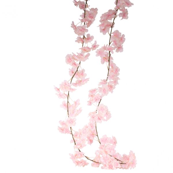 Pink blossom garland