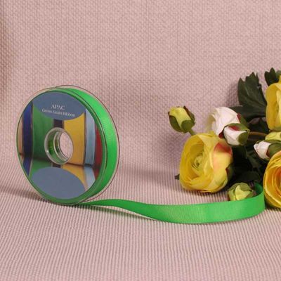 Lime grosgrain Ribbon