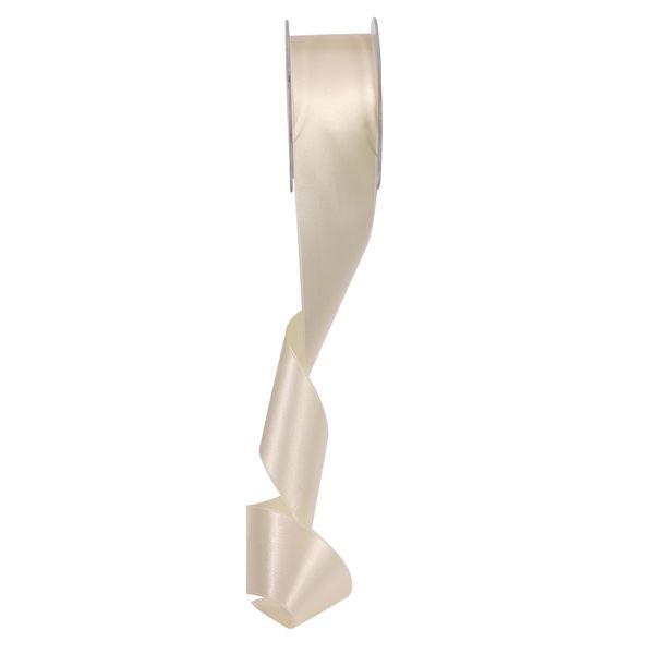 50mm x 20m Cream Satin Ribbon (3)